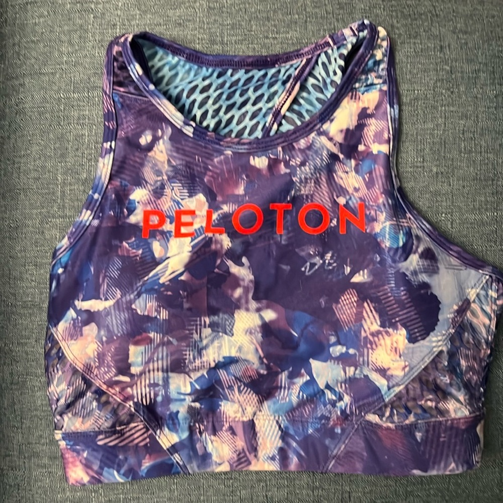 Peloton Blue Moves High Neck Bra-S-NWT